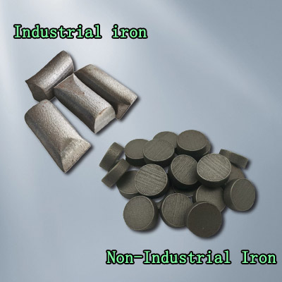 Industrial Iron vs. Non-Industrial Iron
